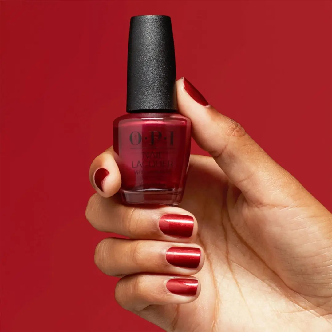 O.P.I. CD Rom-antic Nagellak 15ml - Metallic Rood - afbeelding 3 van 6