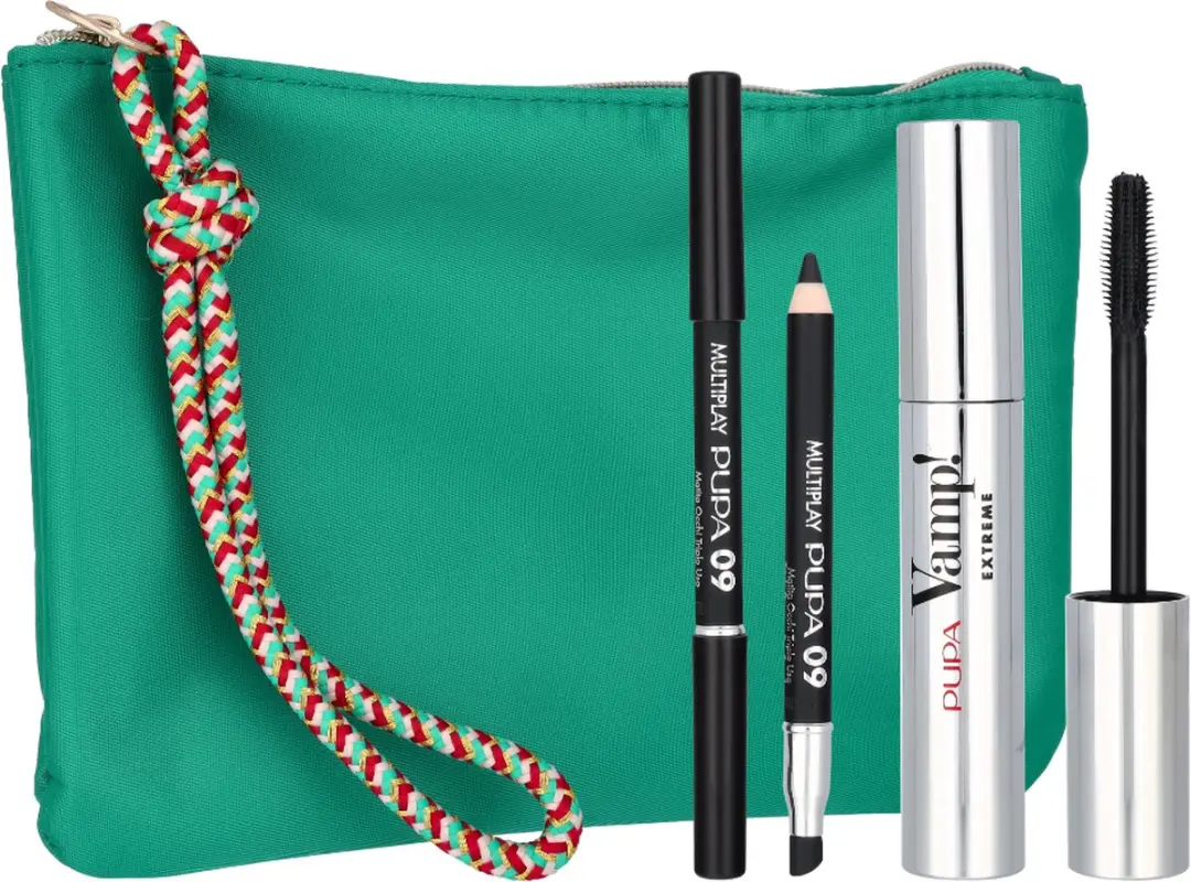 Pupa Vamp! Extreme Makeup Set - Mascara #010 & Pen #09 Zwart - afbeelding 6 van 6