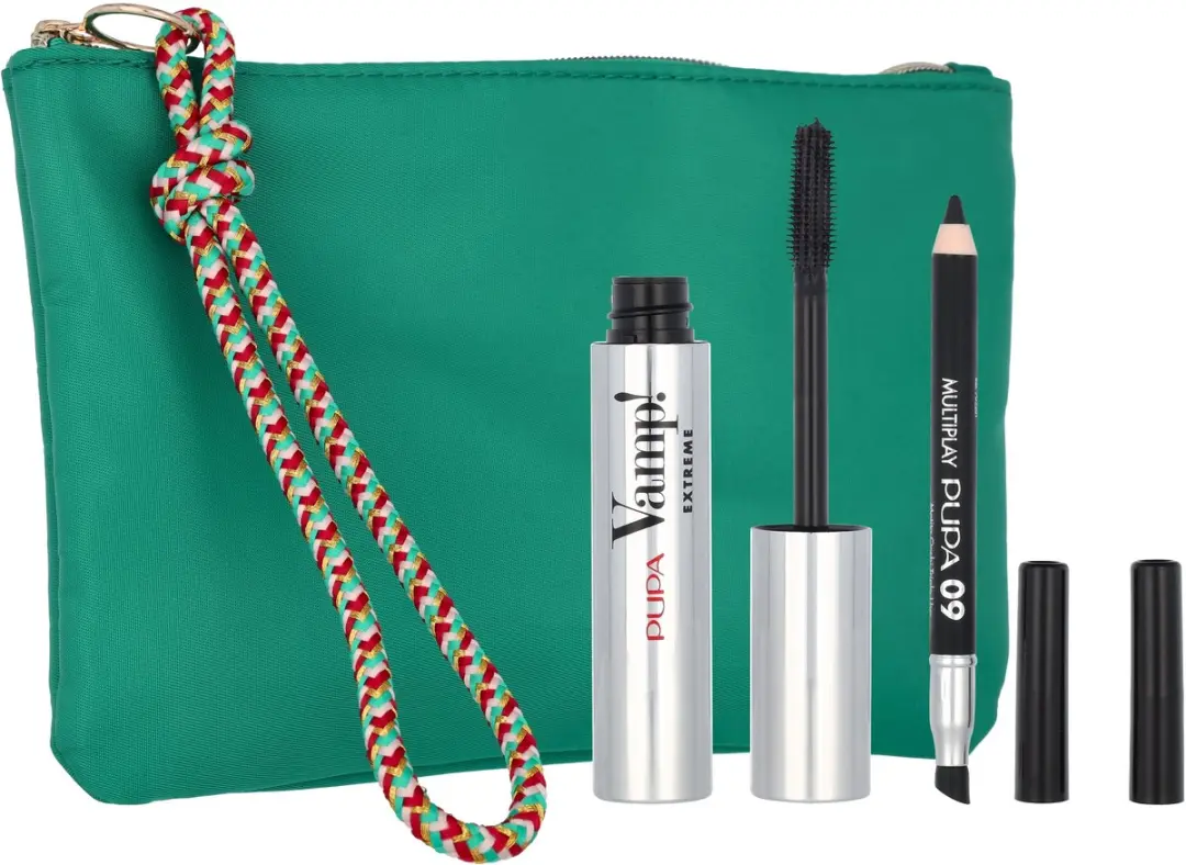 Pupa Vamp! Extreme Makeup Set - Mascara #010 & Pen #09 Zwart