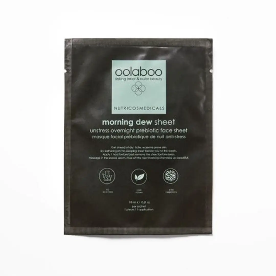 Oolaboo Morning Dew Unstress Overnight Prebiotic Sheet 18ml