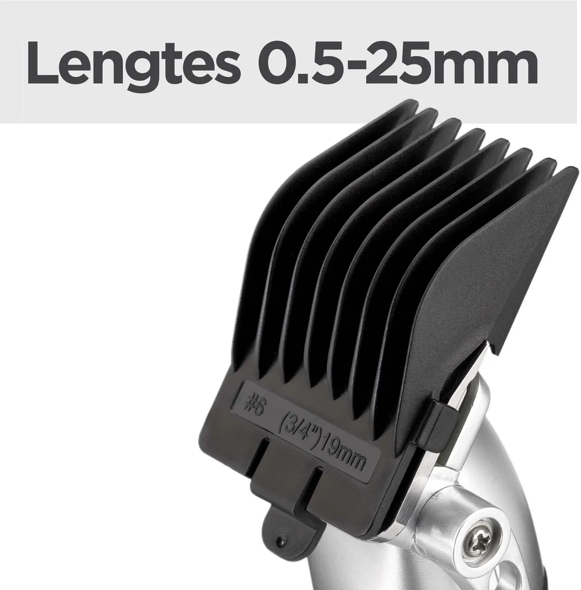 BaByliss Lithium Power Tondeuse E812E - 10 Opzetkammen - Grijs