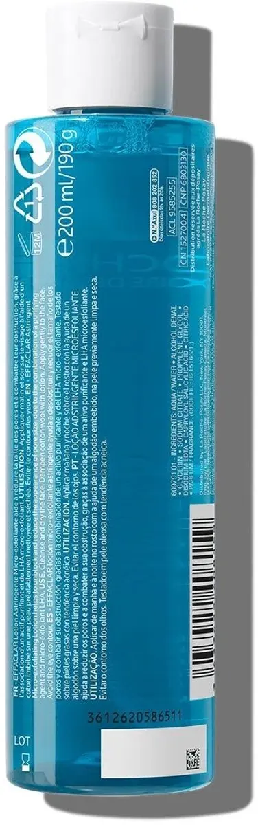 La Roche-Posay Effaclar Micro-Exfoliërende Lotion 200ml