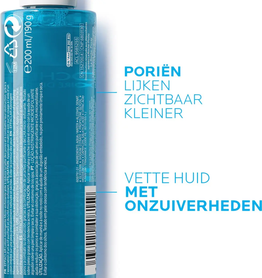 La Roche-Posay Effaclar Micro-Exfoliërende Lotion 200ml