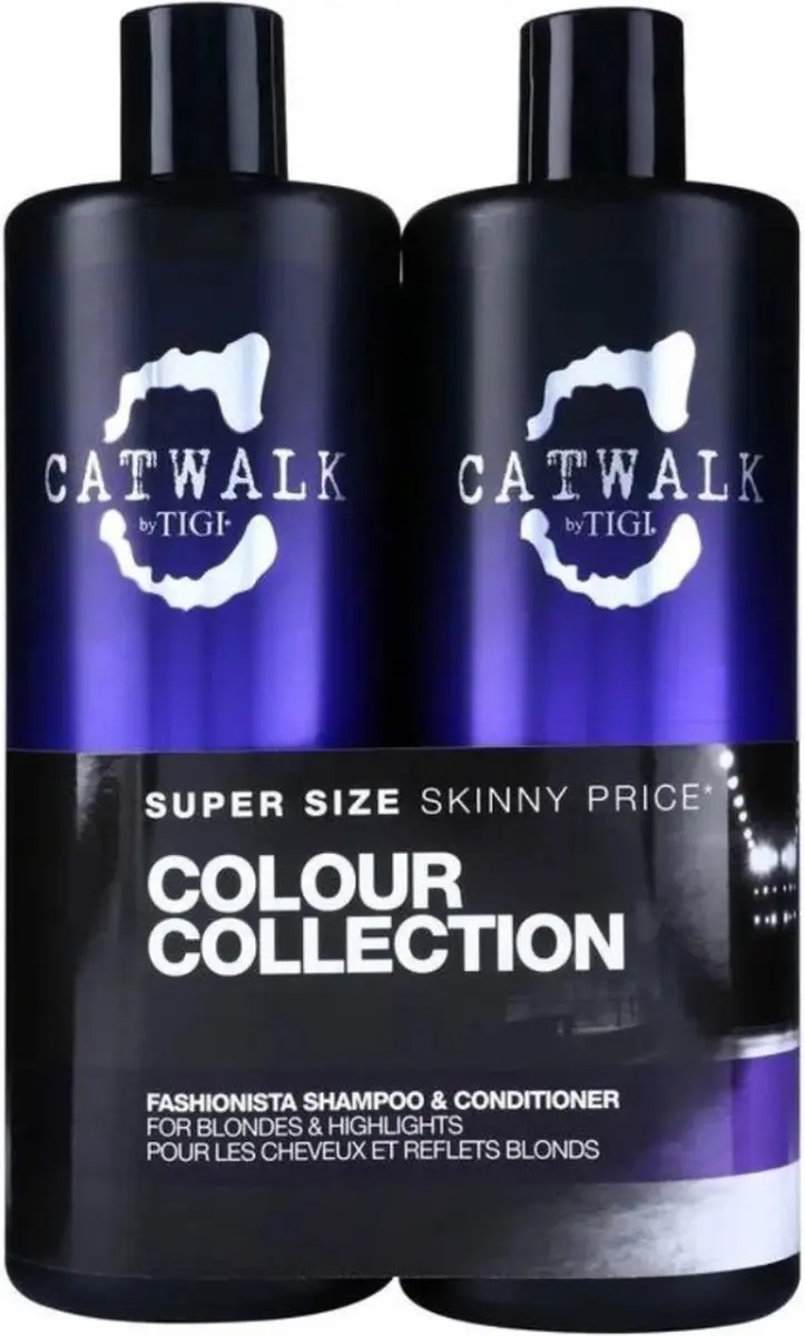 TIGI Catwalk Fashionista Violet Conditioner & Shampoo 750ml
