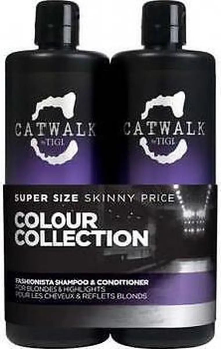 TIGI Catwalk Fashionista Violet Conditioner & Shampoo 750ml