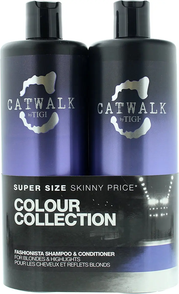 TIGI Catwalk Fashionista Violet Conditioner & Shampoo 750ml - afbeelding 6 van 6