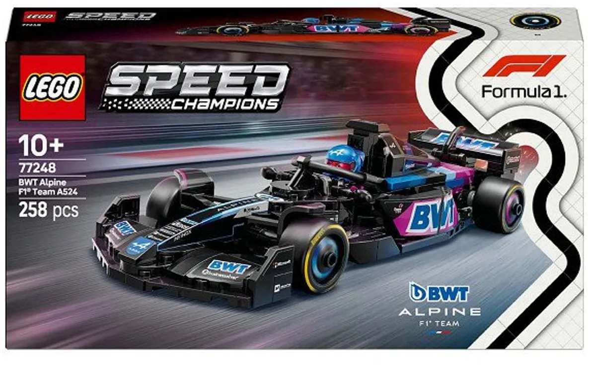 LEGO Speed Champions BWT Alpine F1 Team 77248 - 258 Stukken - Meerkleurig