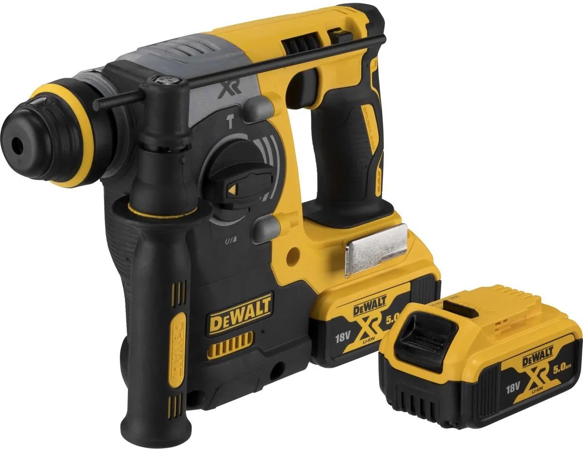 DeWalt DCH273P2T 18V Li-Ion Accu SDS-plus combihamer set (2x 5.0Ah accu) in TSTAK - 2,1J - koolborstelloos