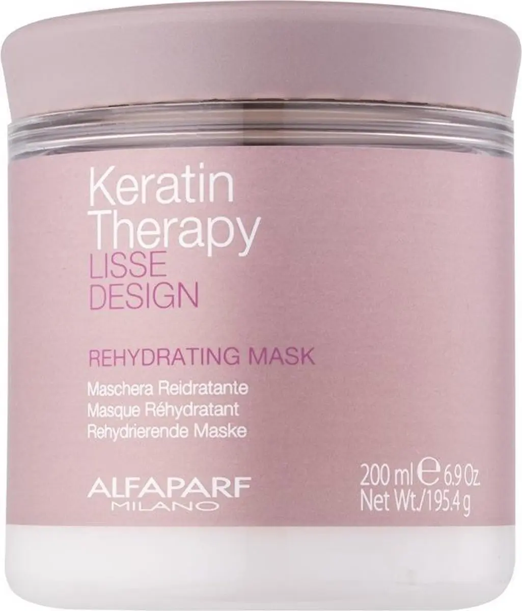 Alfaparf Milano Lisse Design Keratin Rehydrating Mask 200ml - afbeelding 6 van 6
