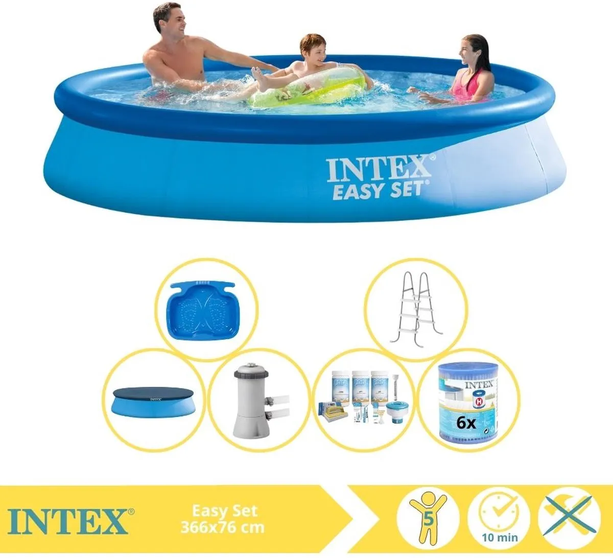 Intex Easy Set Zwembad 366x76cm