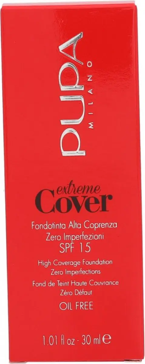 Pupa Milano Extreme Cover Foundation 030 Light Sand