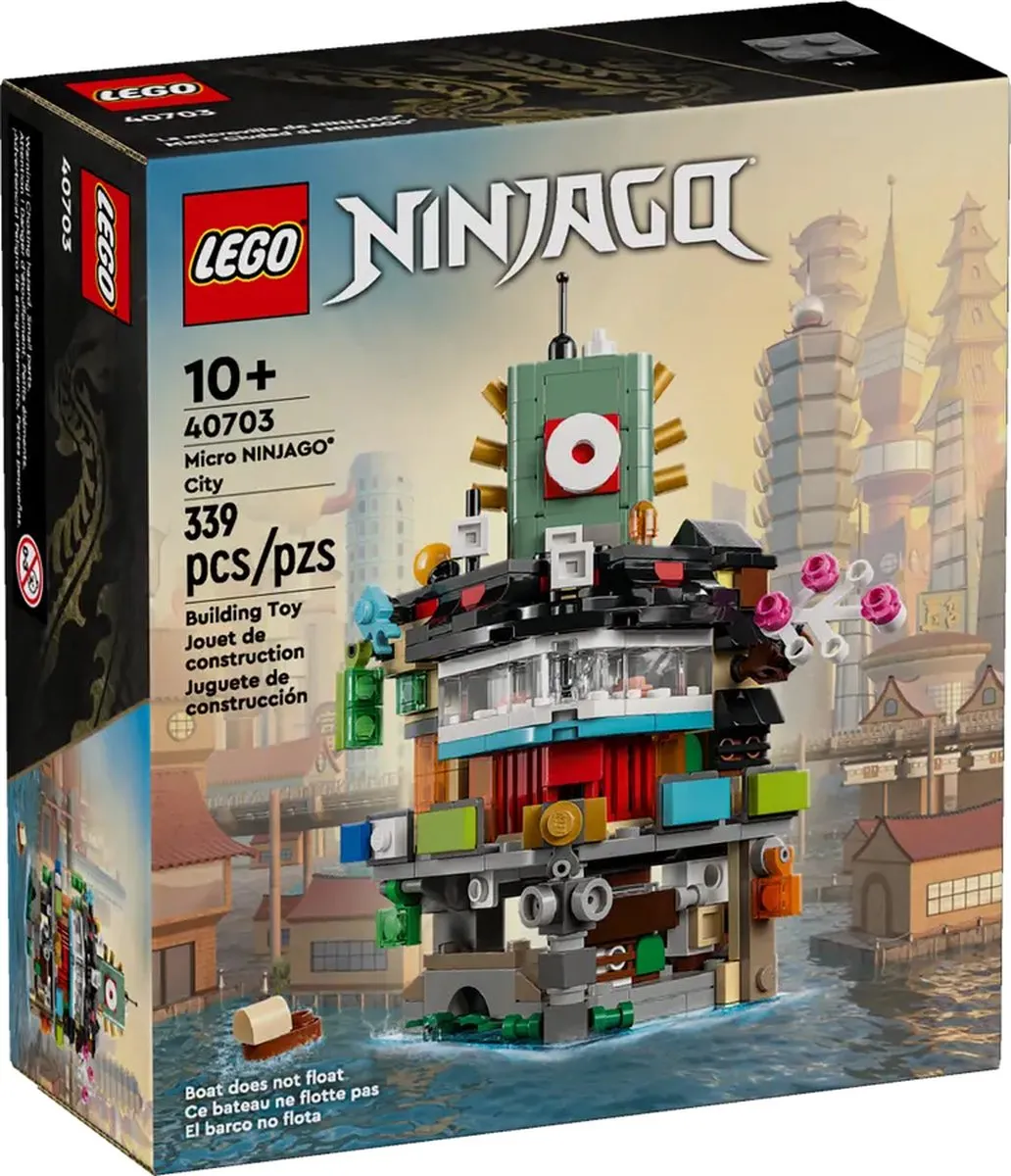 LEGO 40703 NINJAGO City - 339 Stukken - Multicolor