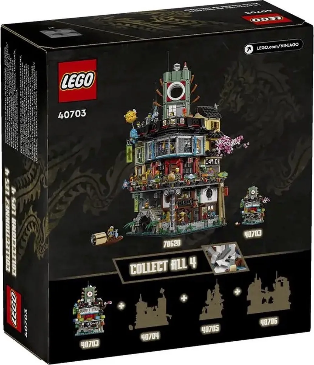 LEGO 40703 NINJAGO City - 339 Stukken - Multicolor