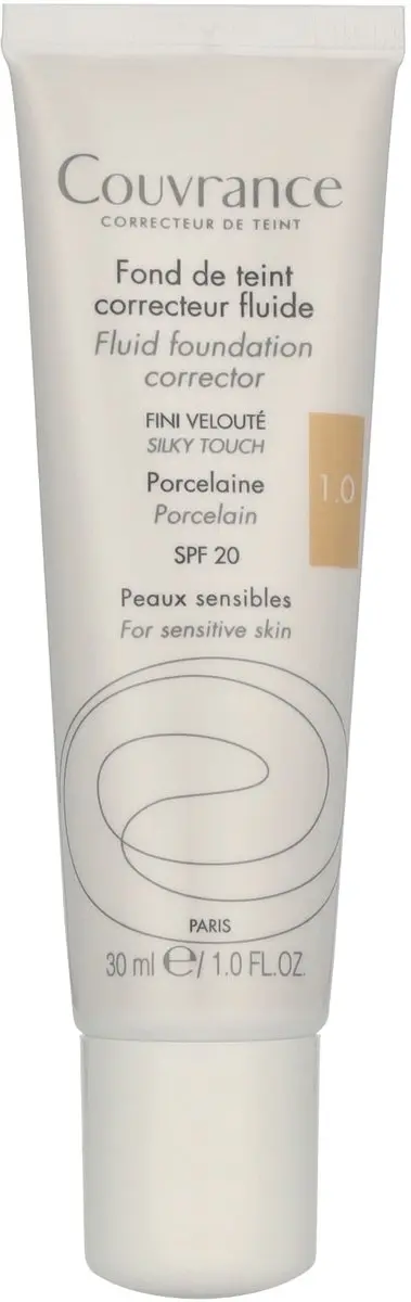 Avène Couvrance Fluid Foundation Corrector SPF20 - 30ml Porcelaine