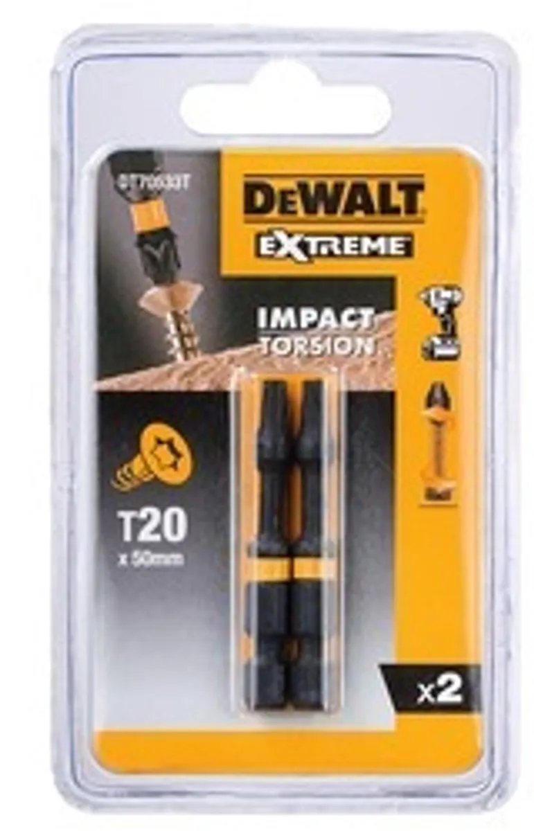DeWalt DT70533T T20 Extreme Impact Torsion Schroefbits 50mm