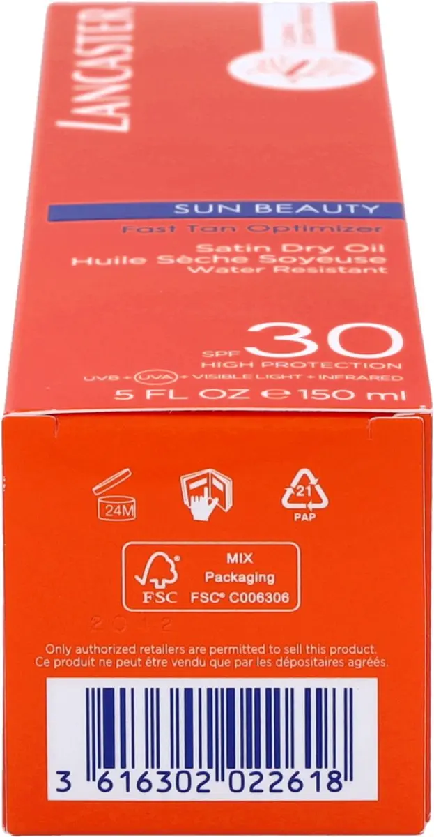 Lancaster Sun Beauty Body Dry Oil SPF30 150ml - afbeelding 6 van 7