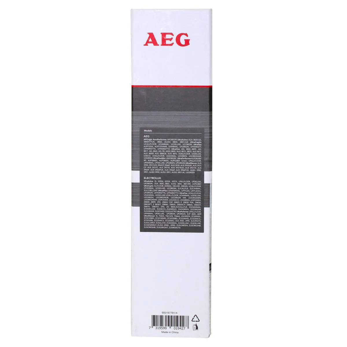 AEG Advance Precision VX8/VX9 Vloerborstel 36mm - Zilver/Zwart