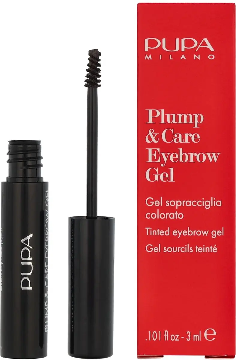 Pupa Milano Plump & Care Eyebrow Gel 3ml - #003 Dark Brown
