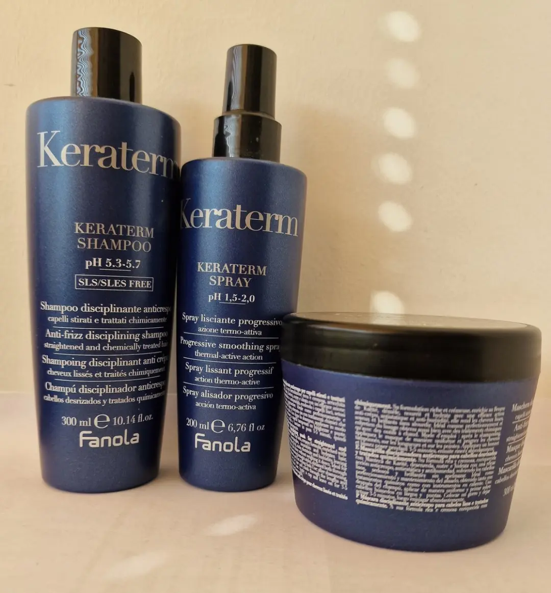 Fanola Keraterm Trio Shampoo Mask Spray - 800ml