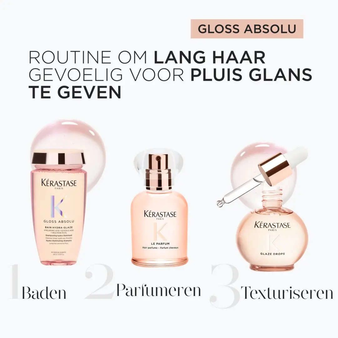 Kérastase Gloss Absolu Anti-Frizz Trio - 325ml