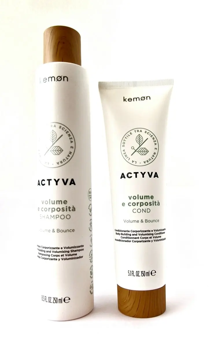 Kemon ACTYVA Volume & Bounce Duo Shampoo & Conditioner - 400ml
