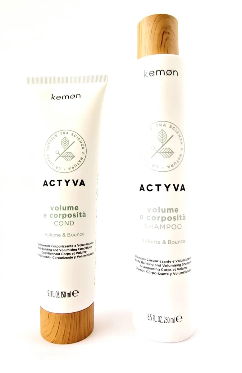 Kemon ACTYVA Volume & Bounce Duo Shampoo & Conditioner
