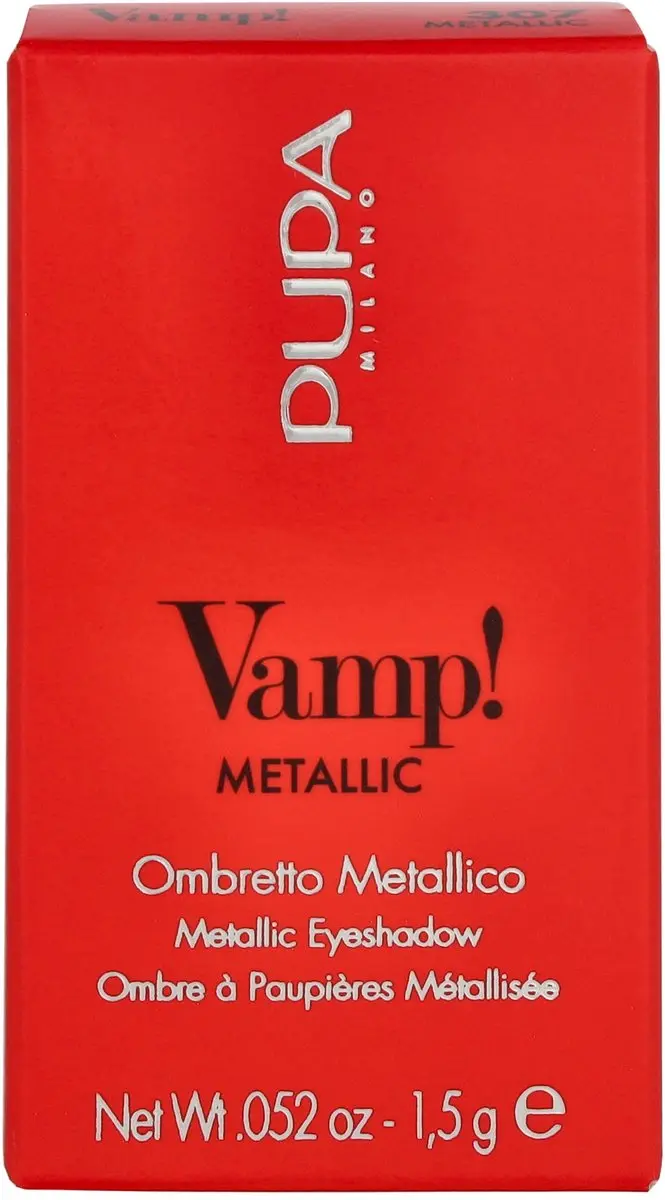 Pupa Milano Vamp! Metallic Oogschaduw 307 Denim Blue - 1,5 g
