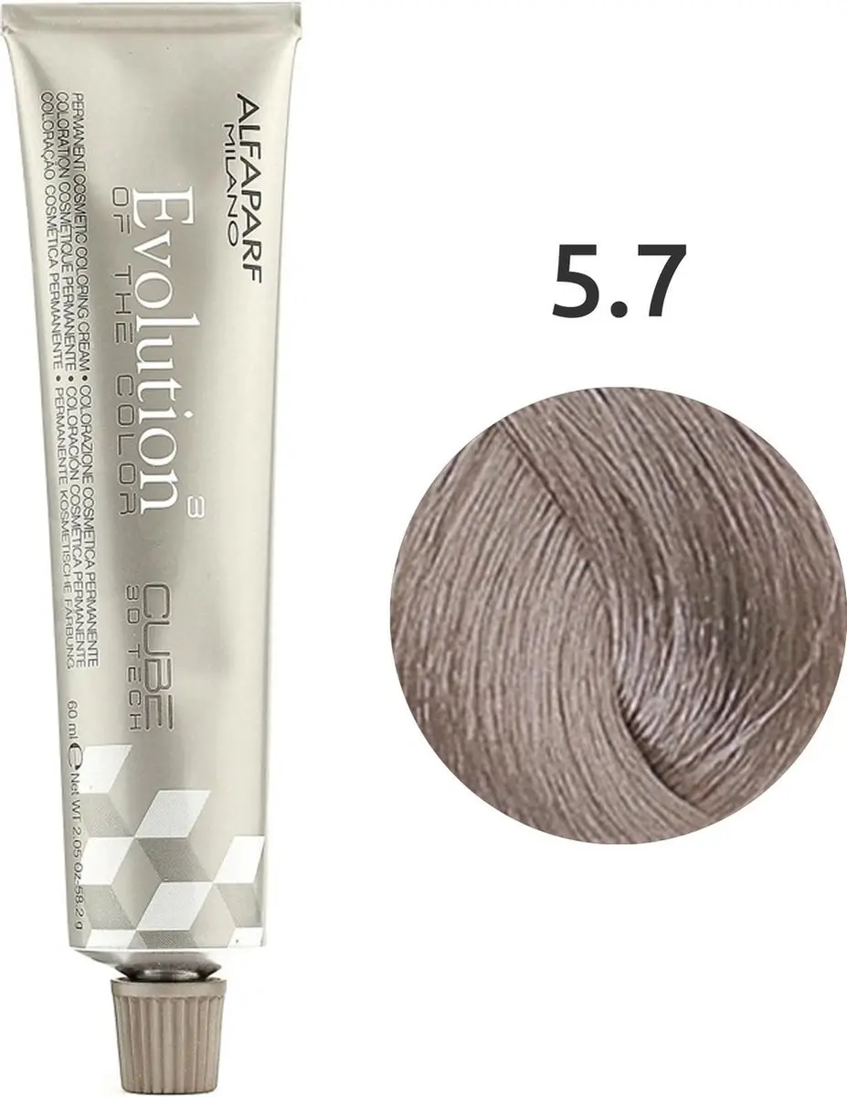 Alfaparf Milano Evolution 5.7 Haarkleuring 60ml - Permanent Full Coverage