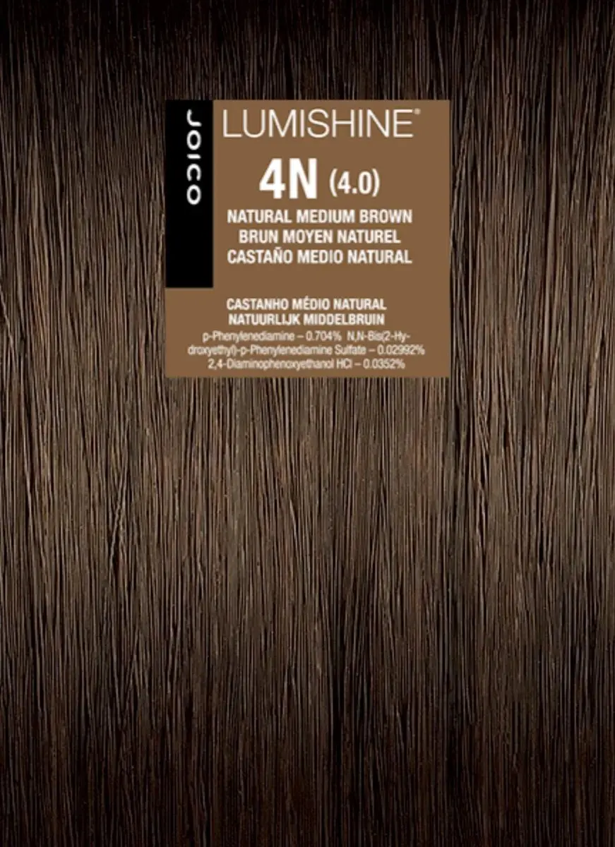 Joico Lumishine 4N Permanent Haarkleuring 74ml