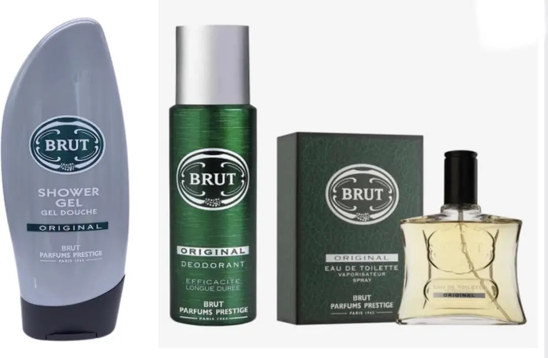 Brut Original 3-in-1 Geschenkset - Douchegel 500ml & Eau de Toilette 100ml & Deo 200ml