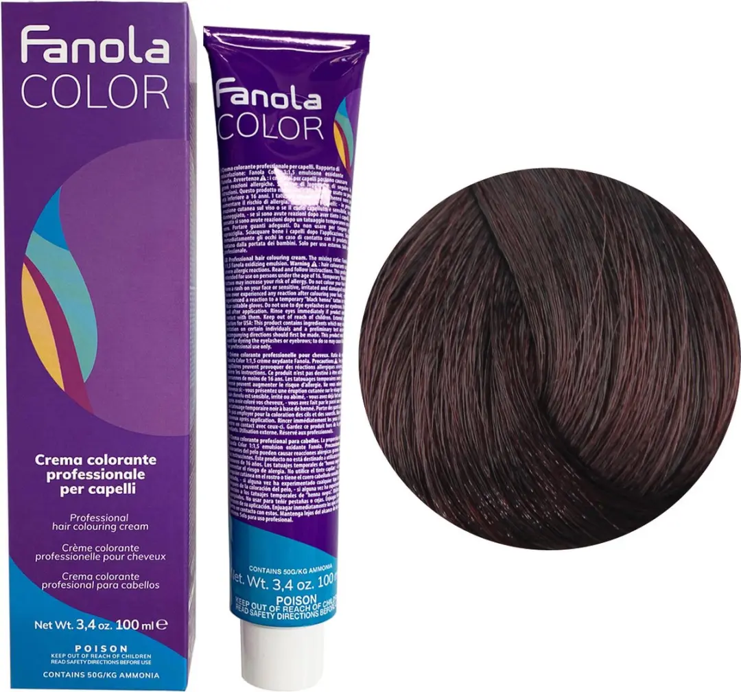 Fanola Professional Haarverf 4.6 Chestnut Red 150ml