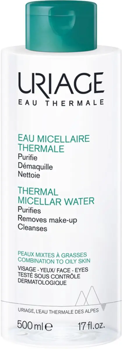Uriage Eau Thermale Micellair Water 500ml - Gemengde tot vette huid