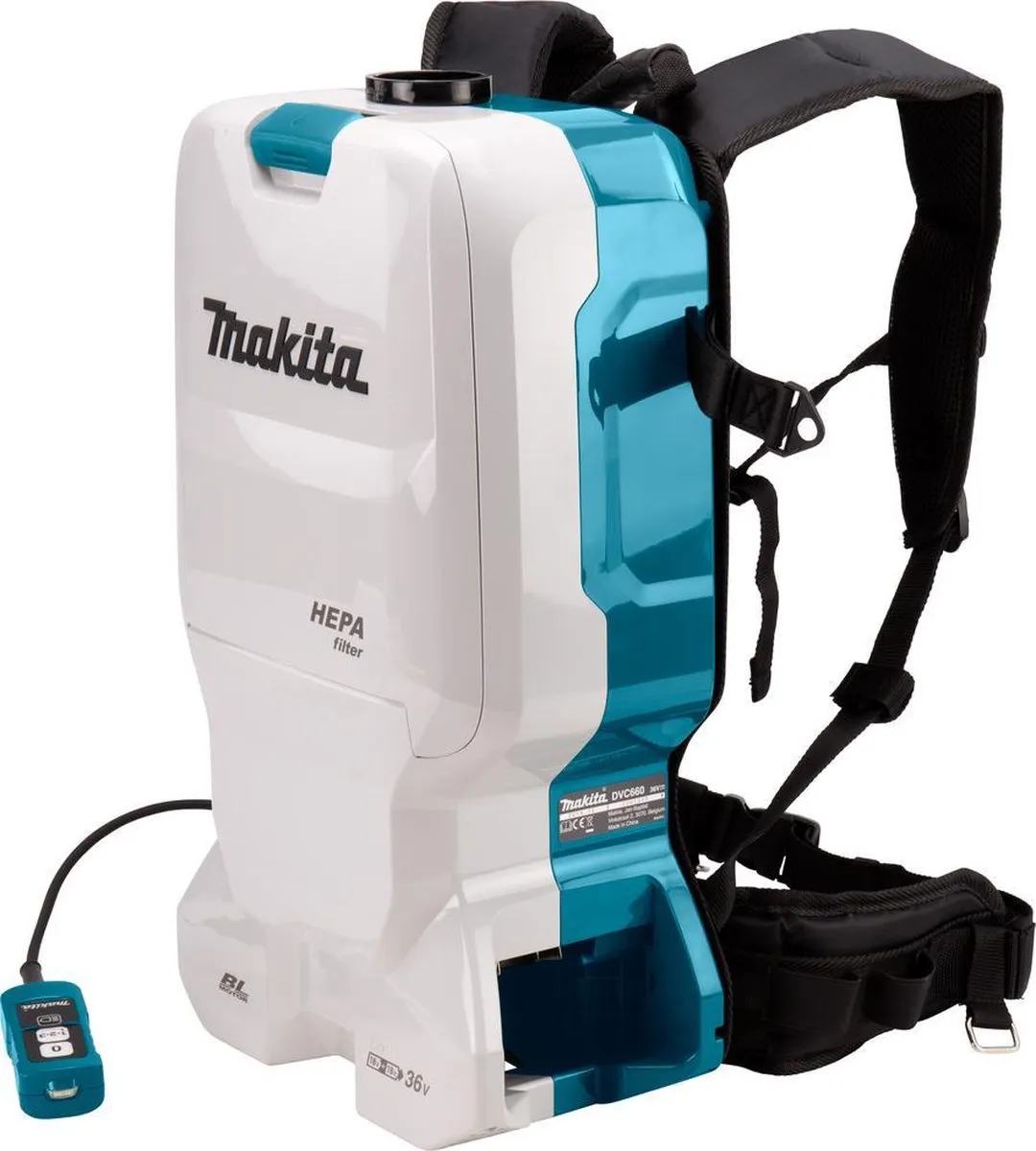 Makita DVC660Z Accu Rugstofzuiger 18V - 1L