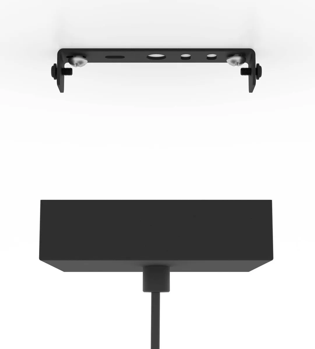 Eglo Nafferton Hanglamp E27 - Hout - Zwart/Bruin