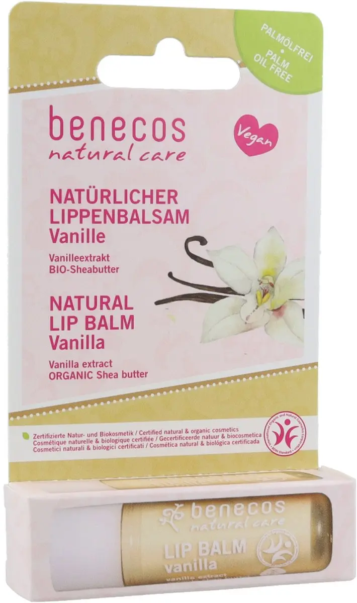 Benecos Lipbalm Natural Vanille 4.8g