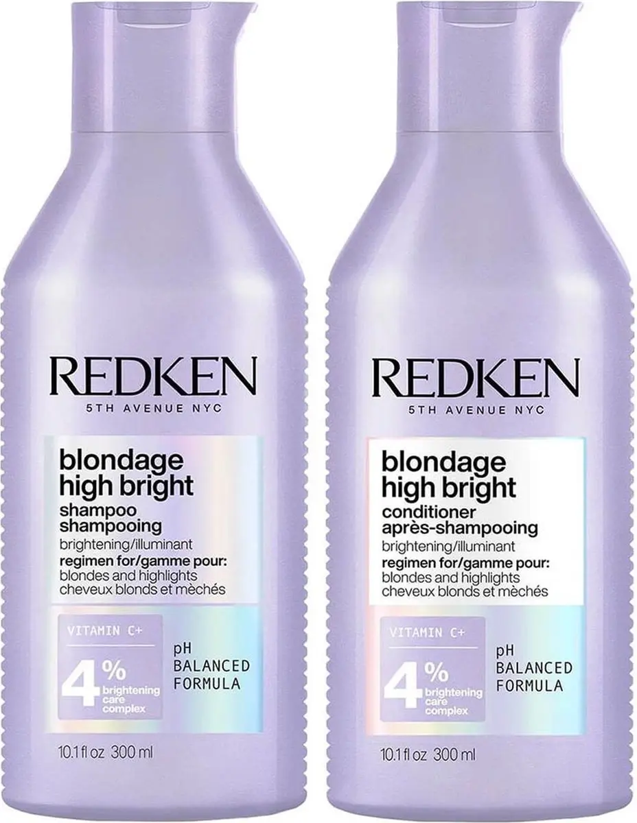 Redken Blondage High Bright Duo Shampoo & Conditioner 600ml