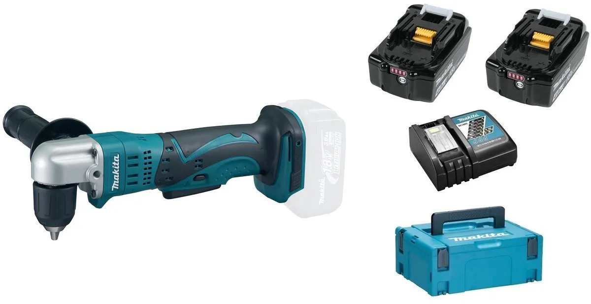 Makita DDA351RMJ Haakse Boor-/Schroefmachine - 2x 4.0Ah Accu
