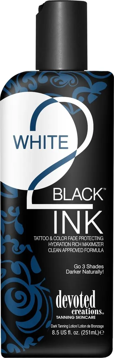 Devoted Creations White 2 Black Zonnebankcrème 251ml