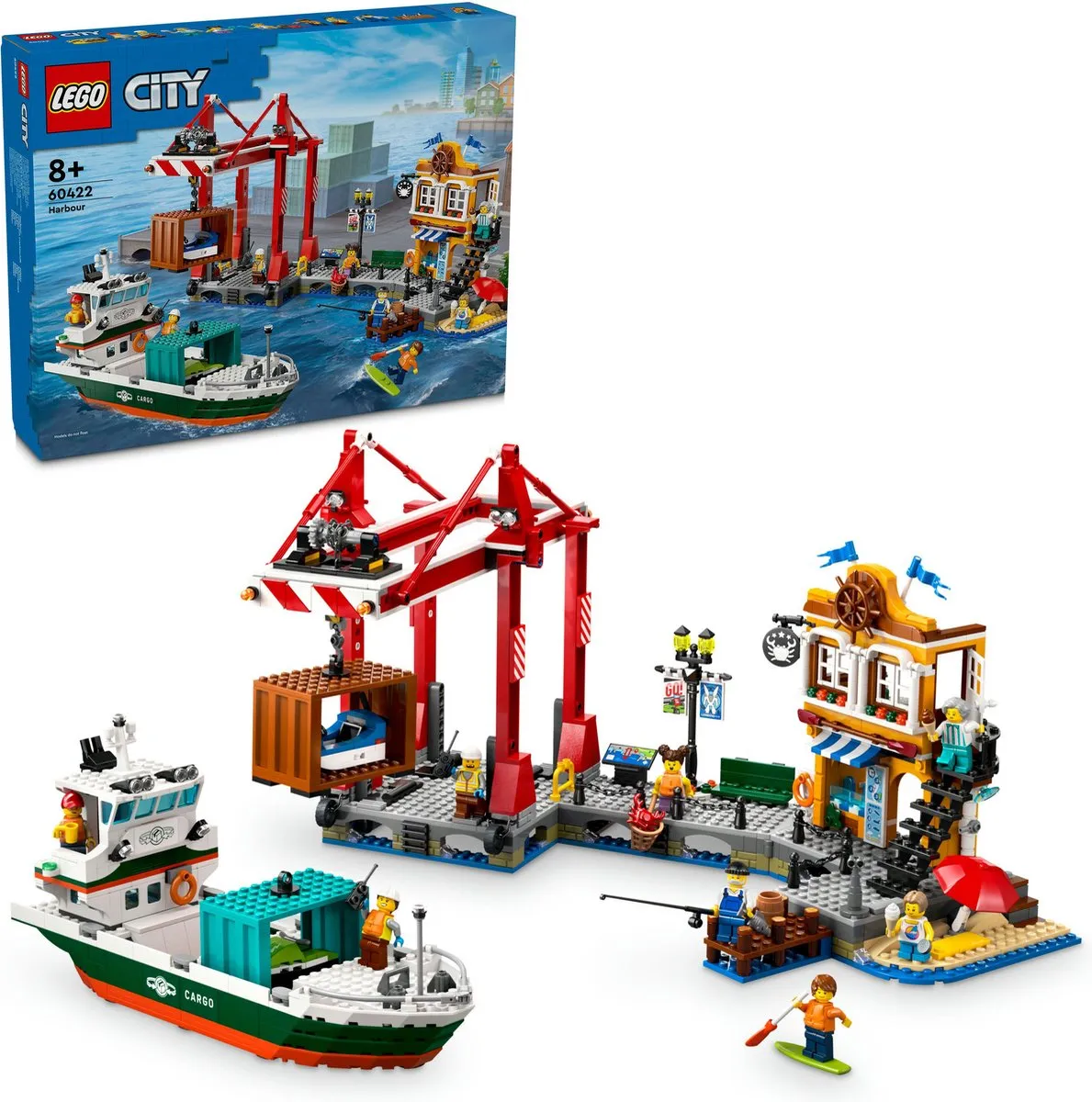 LEGO City Haven met Vrachtschip 60422 - 1226 Stukken - afbeelding 3 van 6