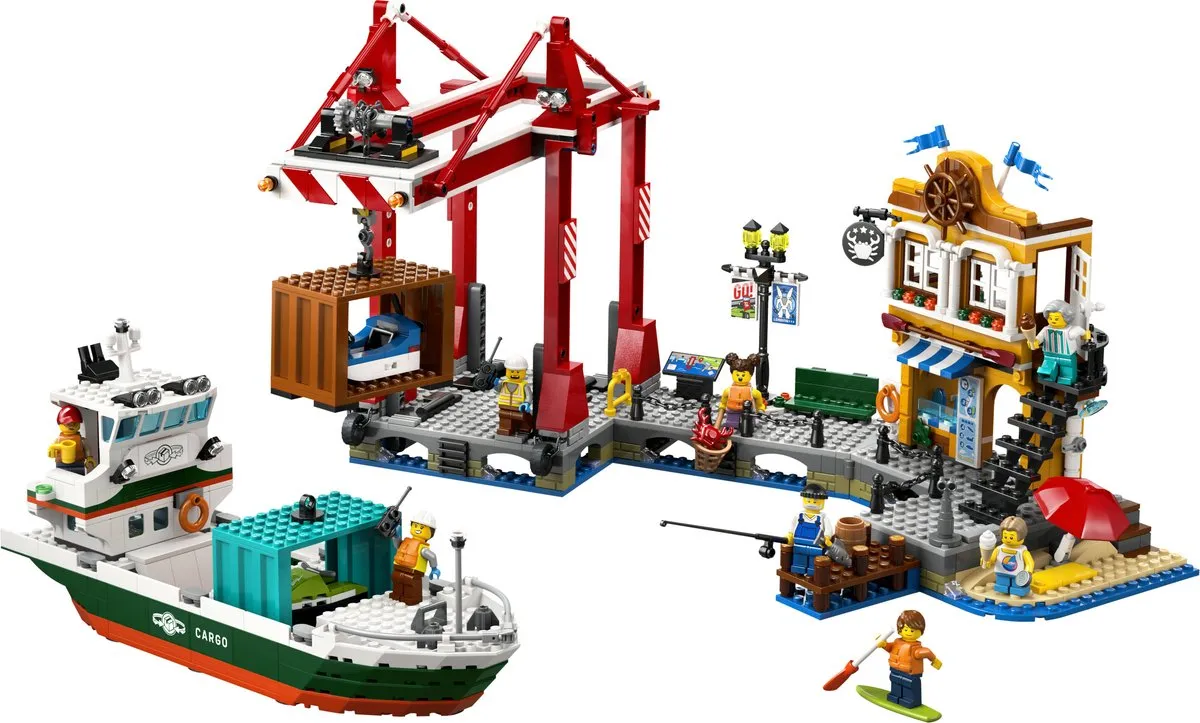 LEGO City Haven met Vrachtschip 60422 - 1226 Stukken - afbeelding 6 van 6