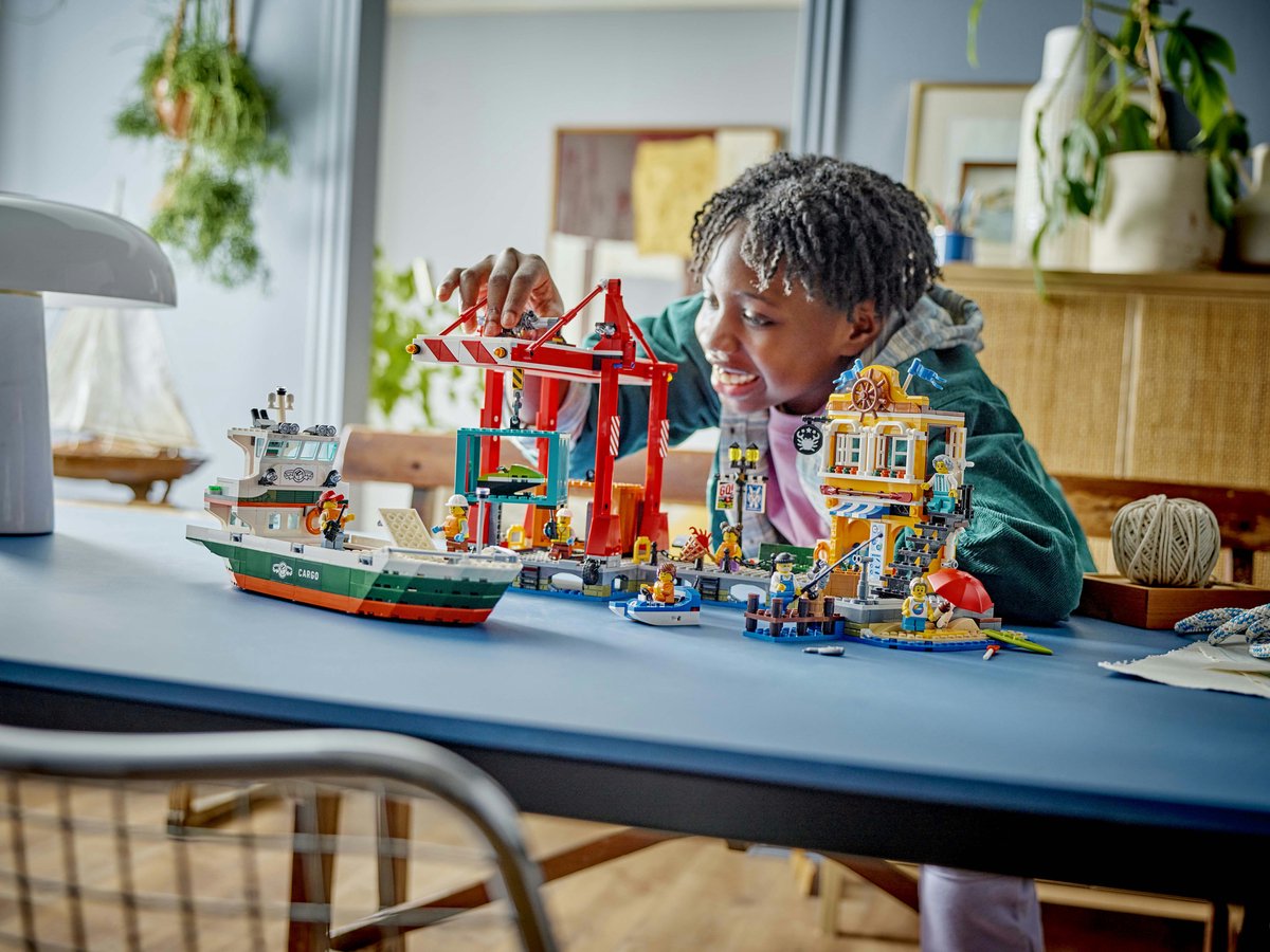 LEGO City Haven met vrachtschip speelgoed - 60422