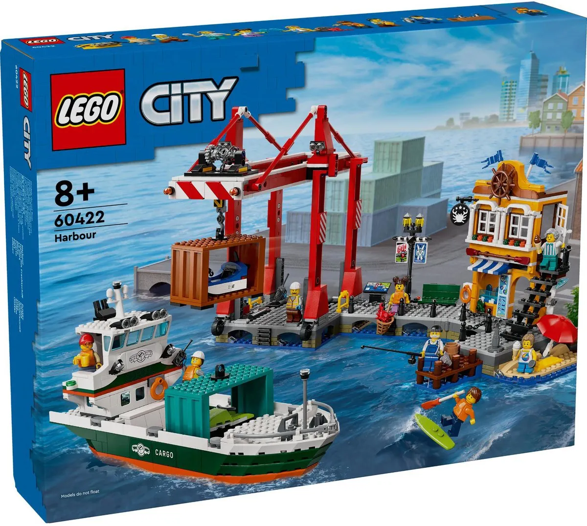 LEGO City Haven met Vrachtschip 60422