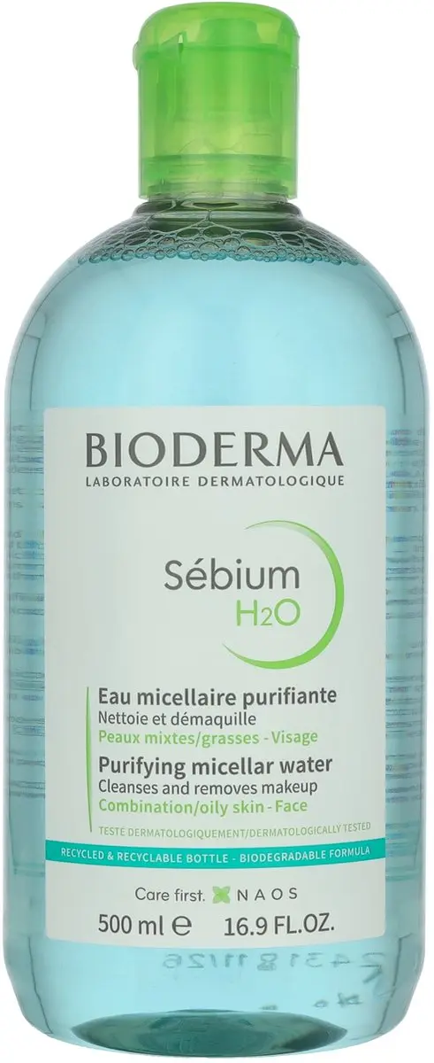 Bioderma Sébium H2O Reinigingslotion 500ml - afbeelding 6 van 6