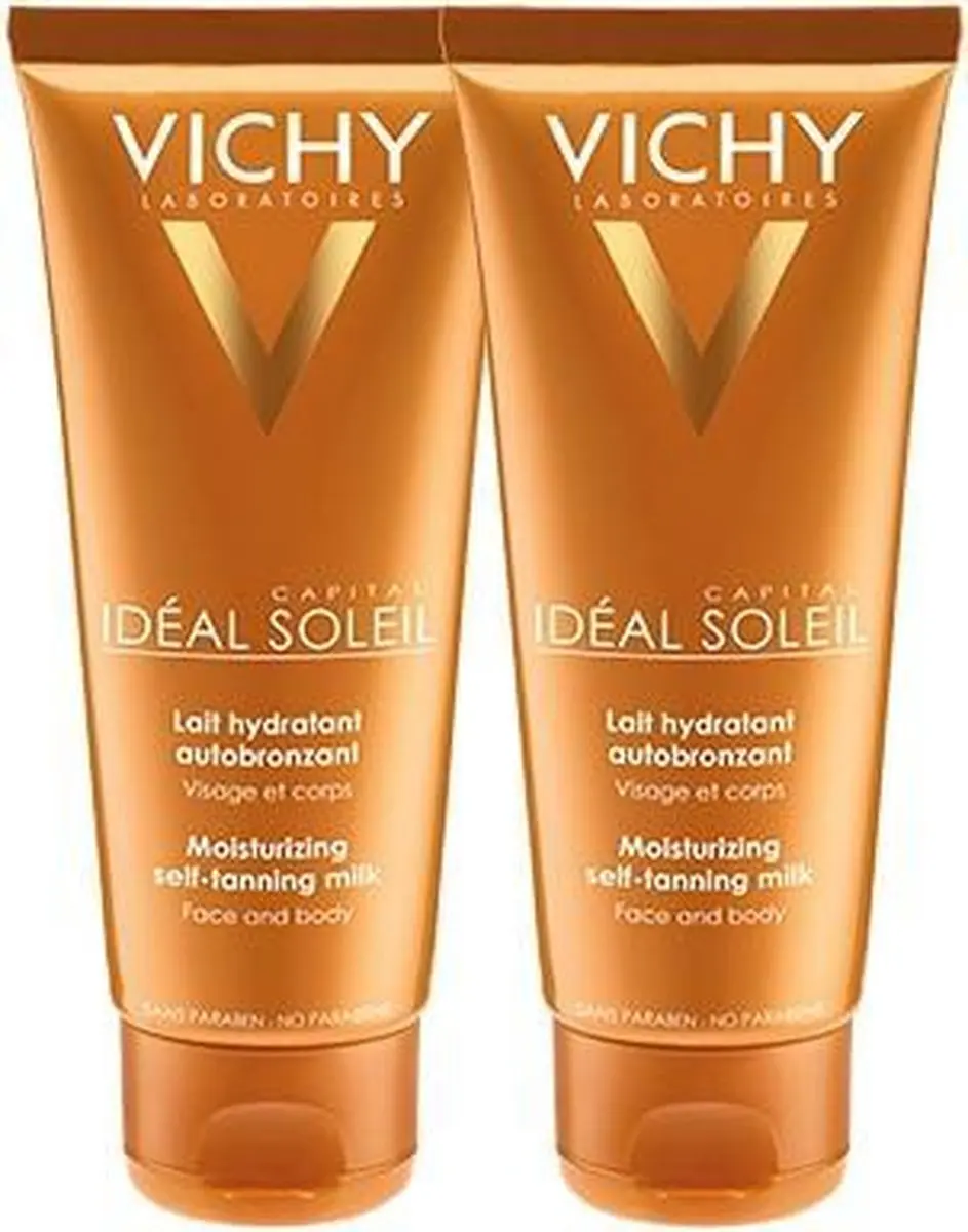 Vichy Ideal Soleil Zelfbruinende Melk Gezicht & Lichaam 2x100ml