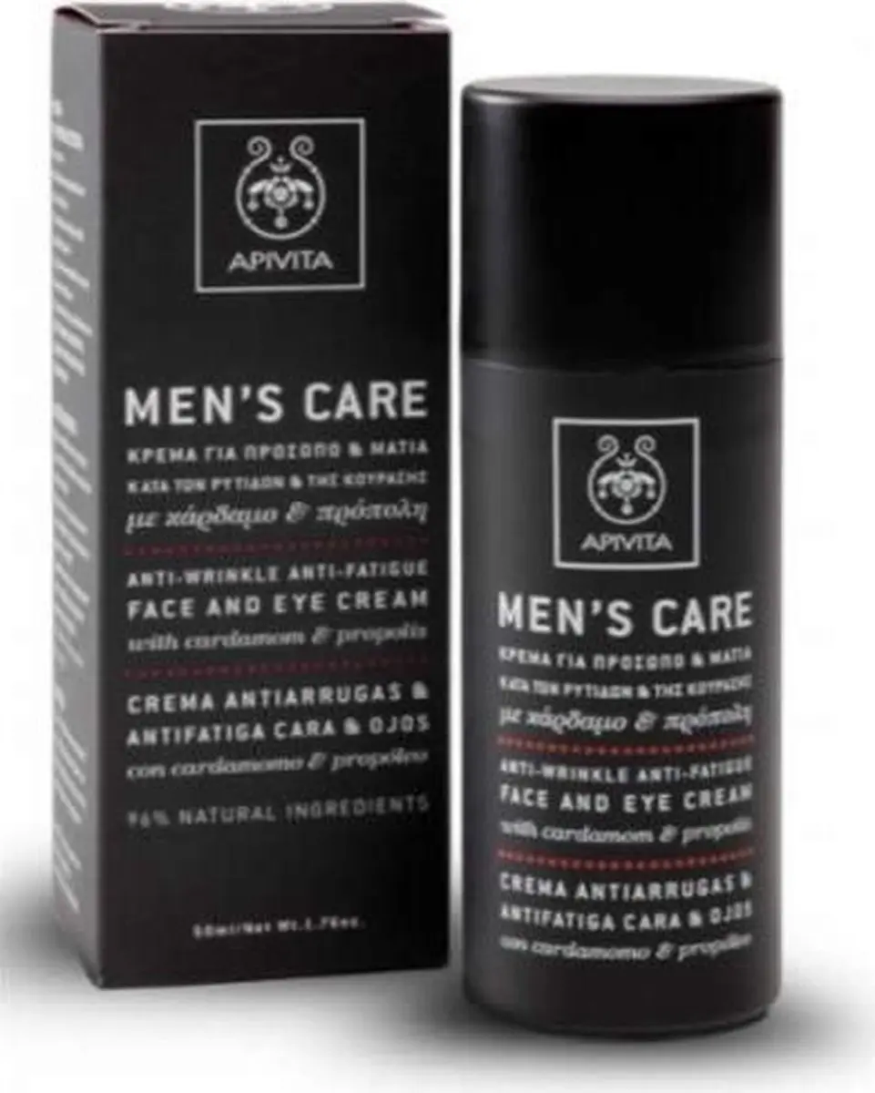 Apivita Anti-Wrinkle Anti-Fatigue Oog- en Gezichtscrème 50ml