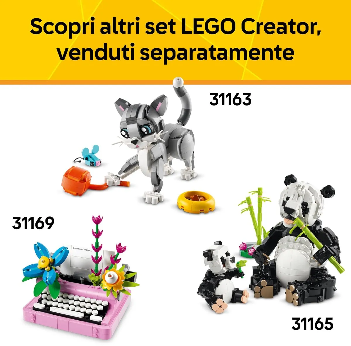 LEGO Creator 3in1 Wilde Dieren Roze Flamingo 31170 - 288 Stukken - afbeelding 6 van 6