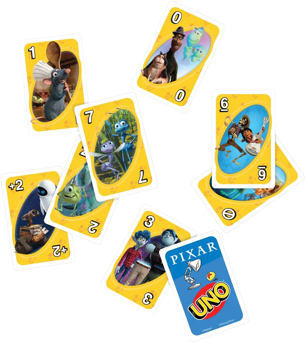 Mattel UNO Pixar Kaartspel - 2-6 Spelers