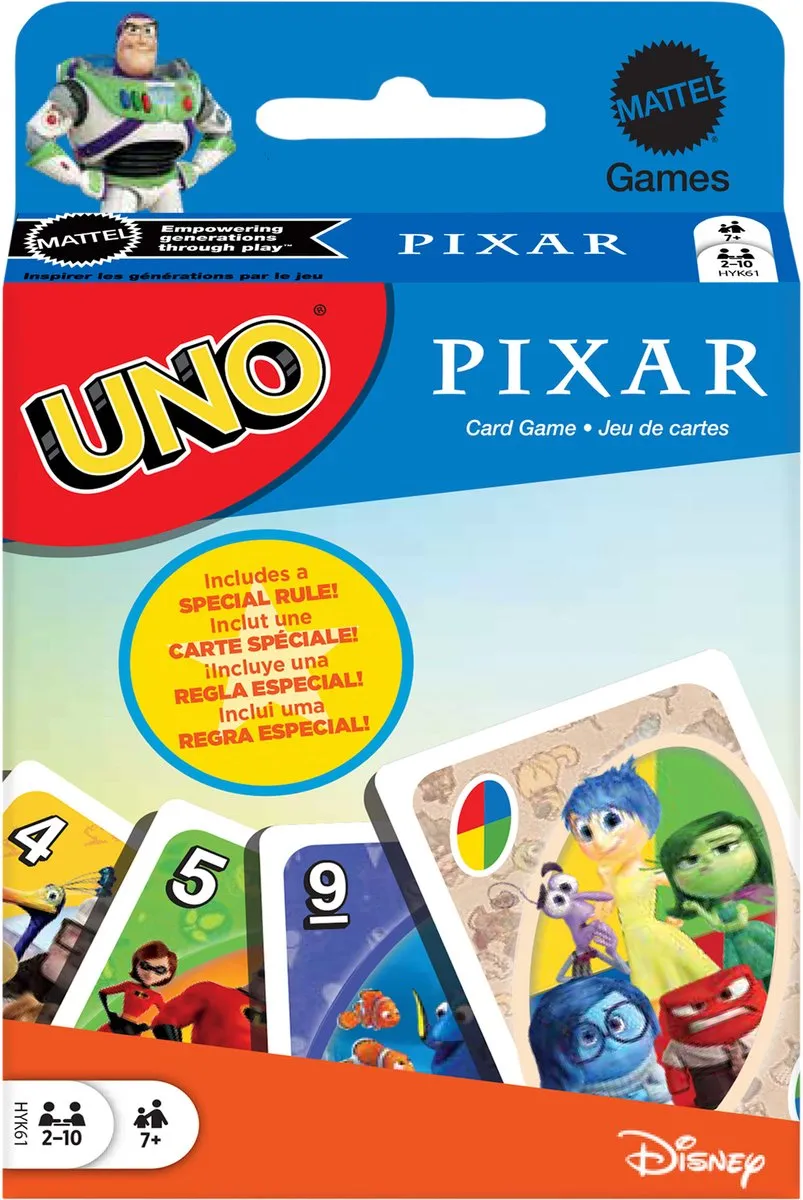 Mattel UNO Pixar Kaartspel