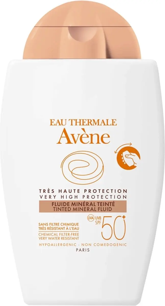 Avène Minerale Getinte Zonfluide SPF 50 - 40ml - afbeelding 6 van 6