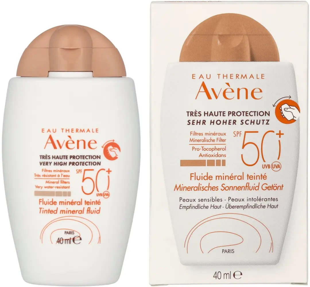 Avène Minerale Getinte Zonfluide SPF 50 - 40ml
